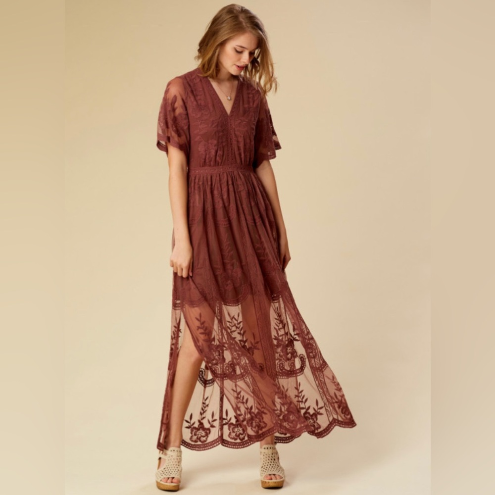 Altar’d State maxi lace dress